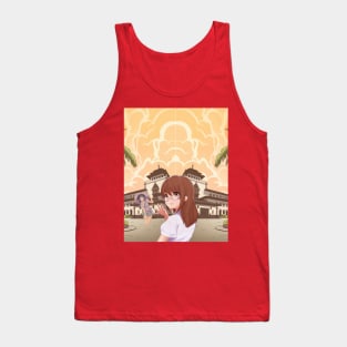 japanese anime girl style Tank Top